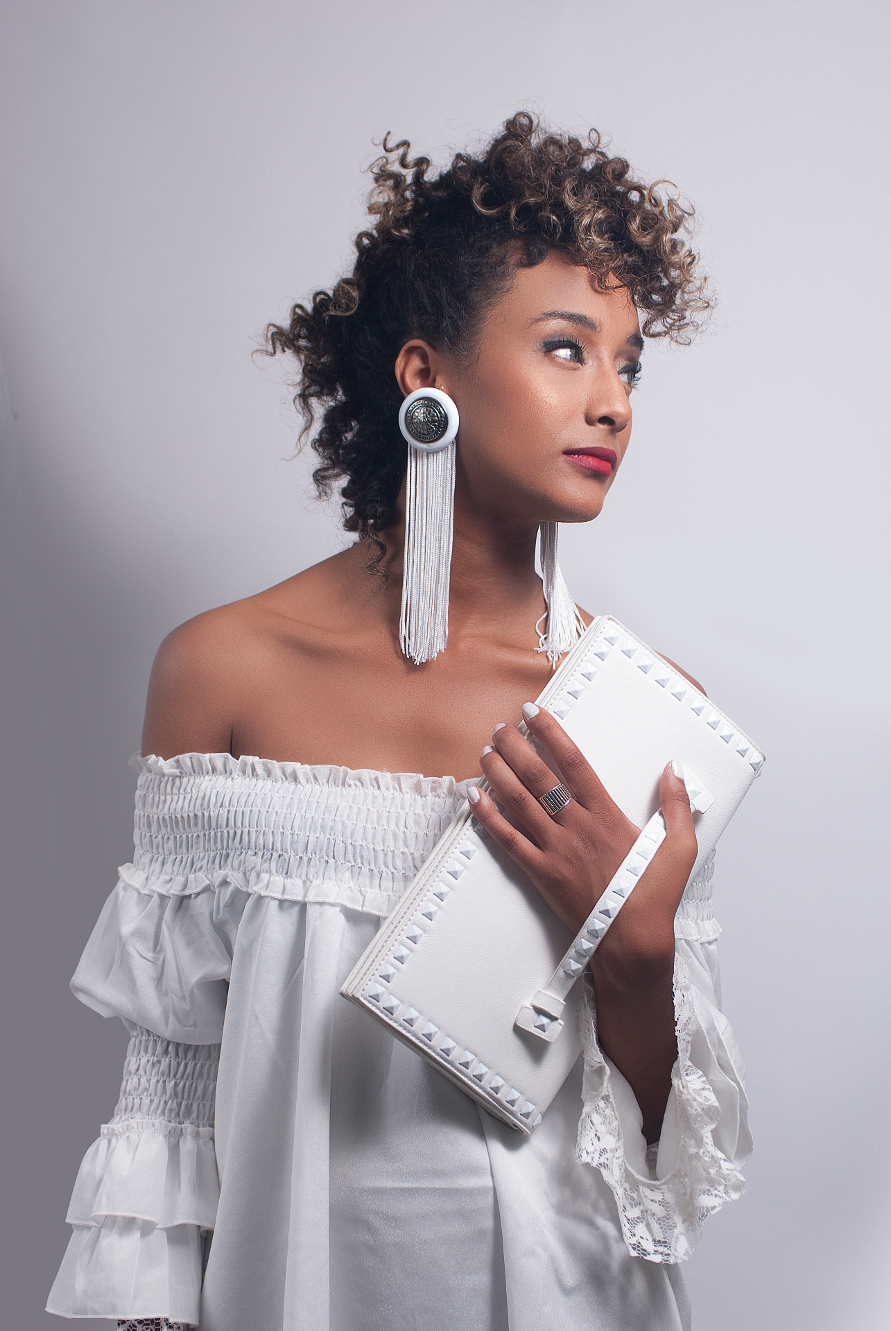 Artistic studio portrait